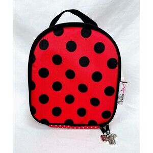 American Girl Wellie Wishers Red Black Ladybug Lunch Box Tote